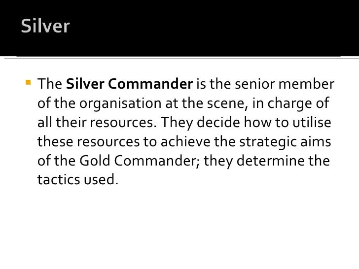 Gold Silver Bronze Command By J Mc Cann