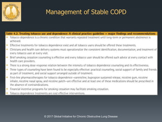 Management of Stable COPD
© 2017 Global Initiative for Chronic Obstructive Lung Disease
 