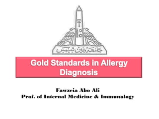 Fawzeia Abo Ali
Prof. of Internal Medicine & Immunology
 