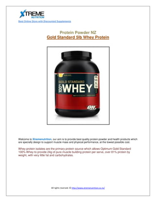gold standard protein 5lb