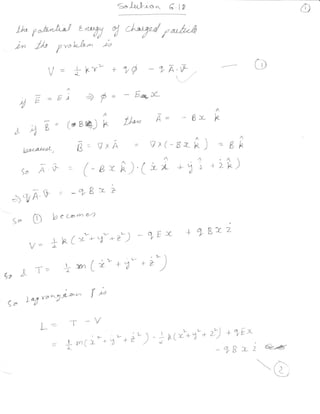 Goldstein Solution chapter 6