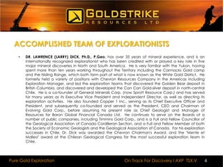 New Company C.O.B.: Gold Strike Resources Ltd.