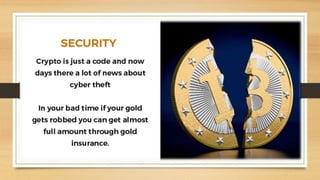 Gold vs Cryptocurrency