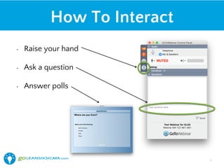 Who Is GoLeanSixSigma.com?
GoLeanSixSigma.com makes it
easy for everyone everywhere
to build their problem-solving
muscles.
We provide the most
practical, easy to understand
and enjoyable Lean and Six
Sigma resources available.
3
 