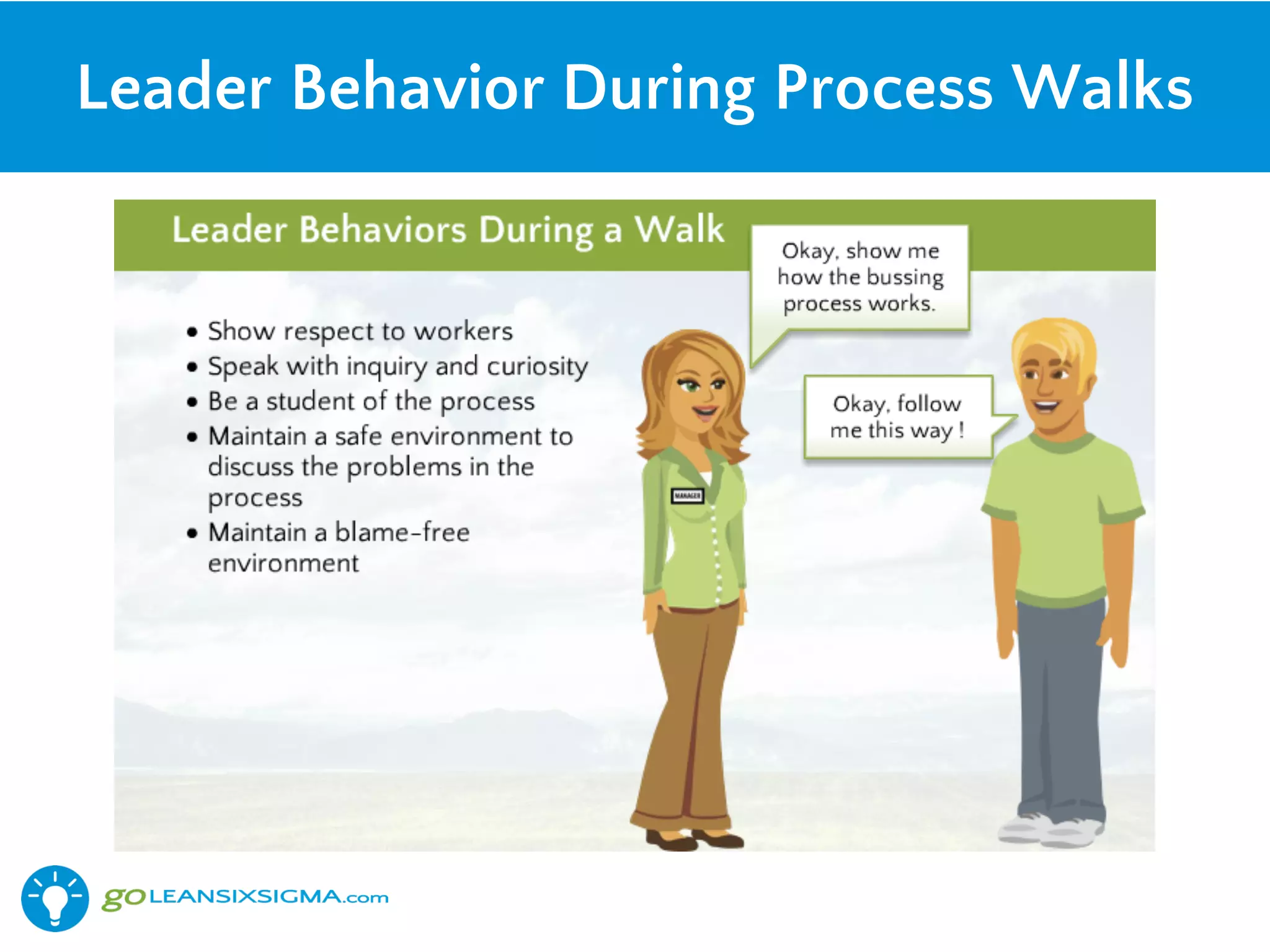 Leader Behavior During Process Walks
 