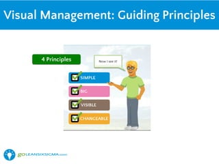 Visual Management Principles Harnessing The Power of 5S and Visual Management with GoLeanSixSigma.com