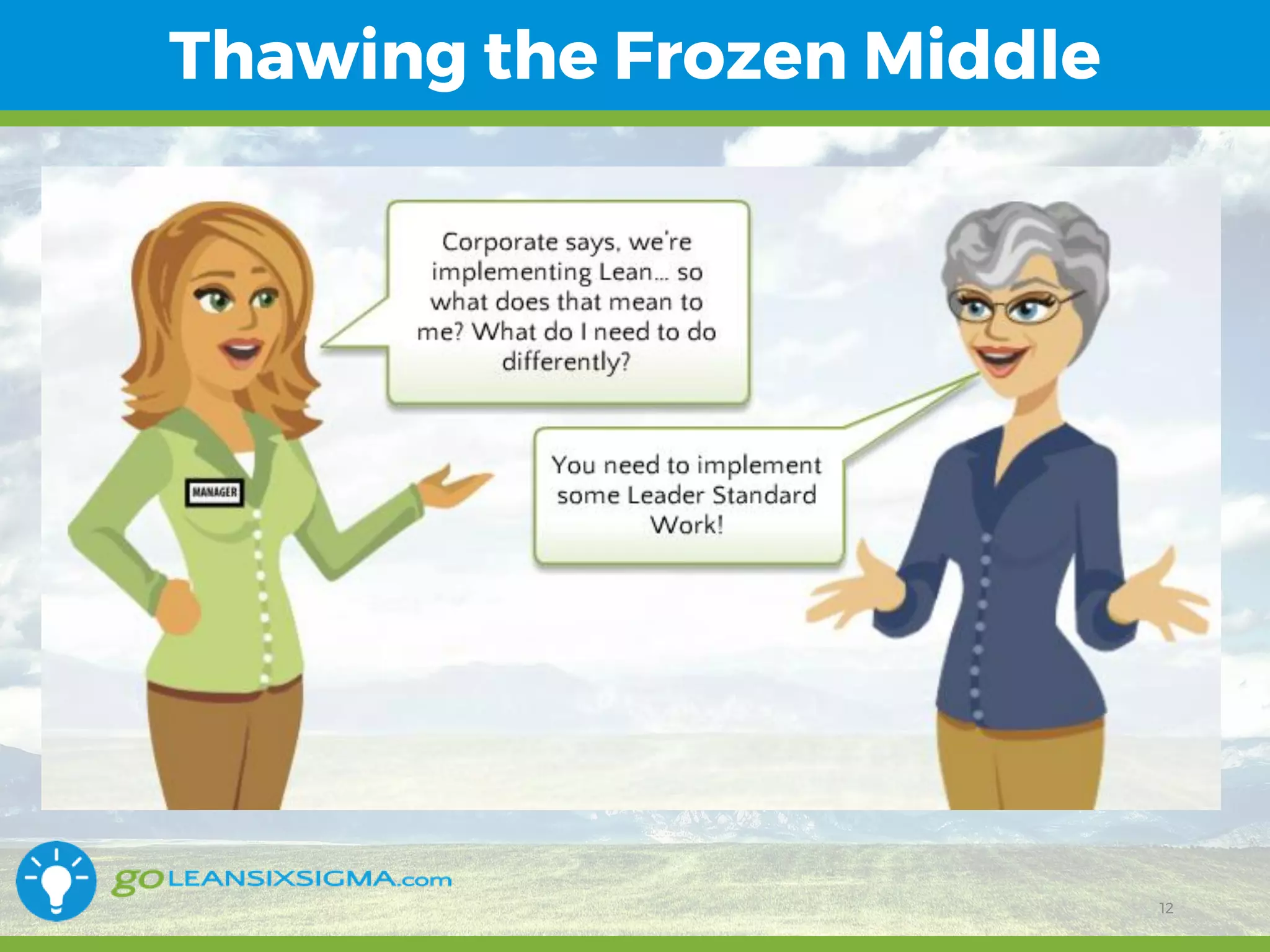 11/1/2017 12
Thawing the Frozen Middle
12
 