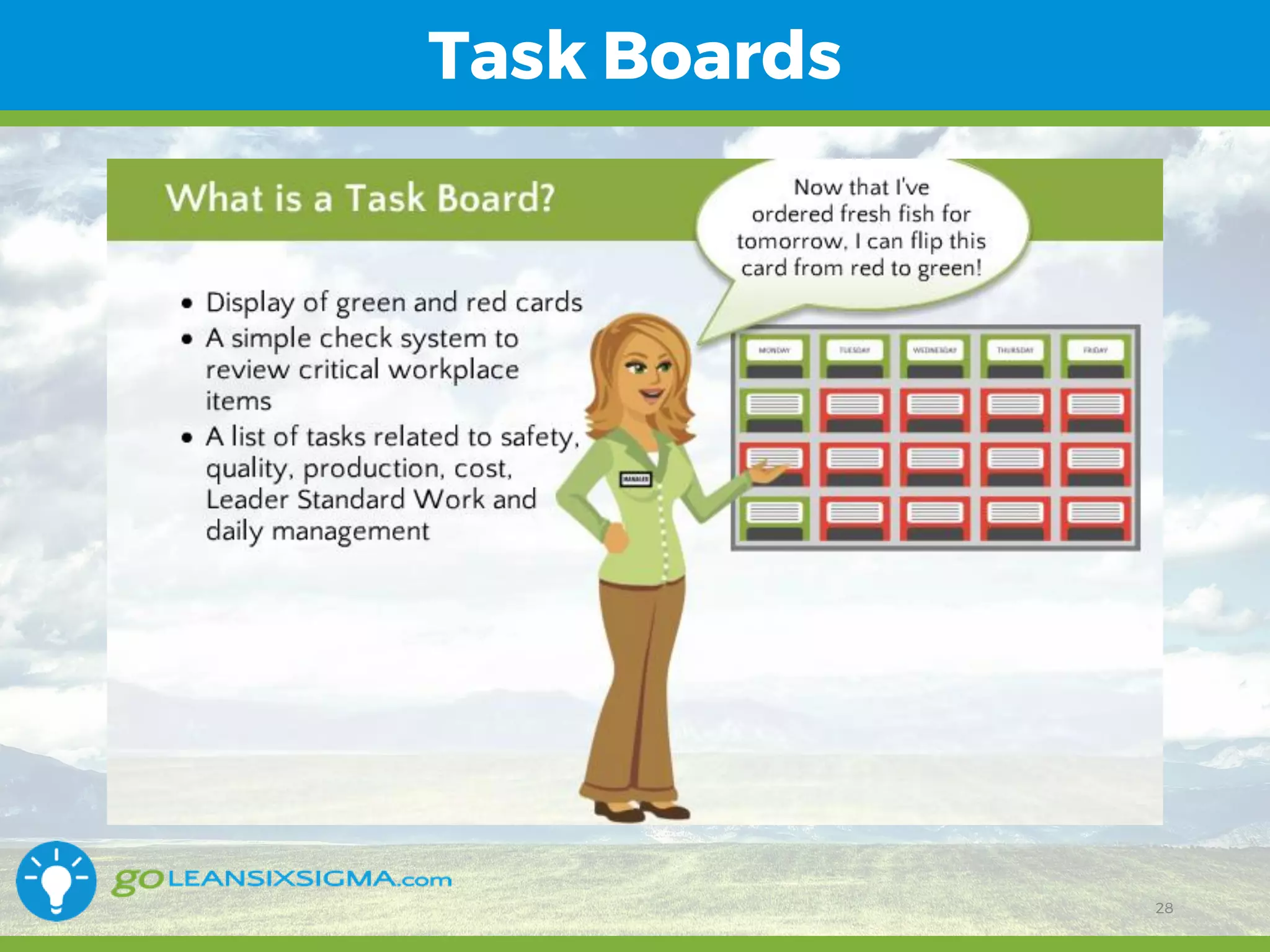 11/1/2017 28
Task Boards
28
 