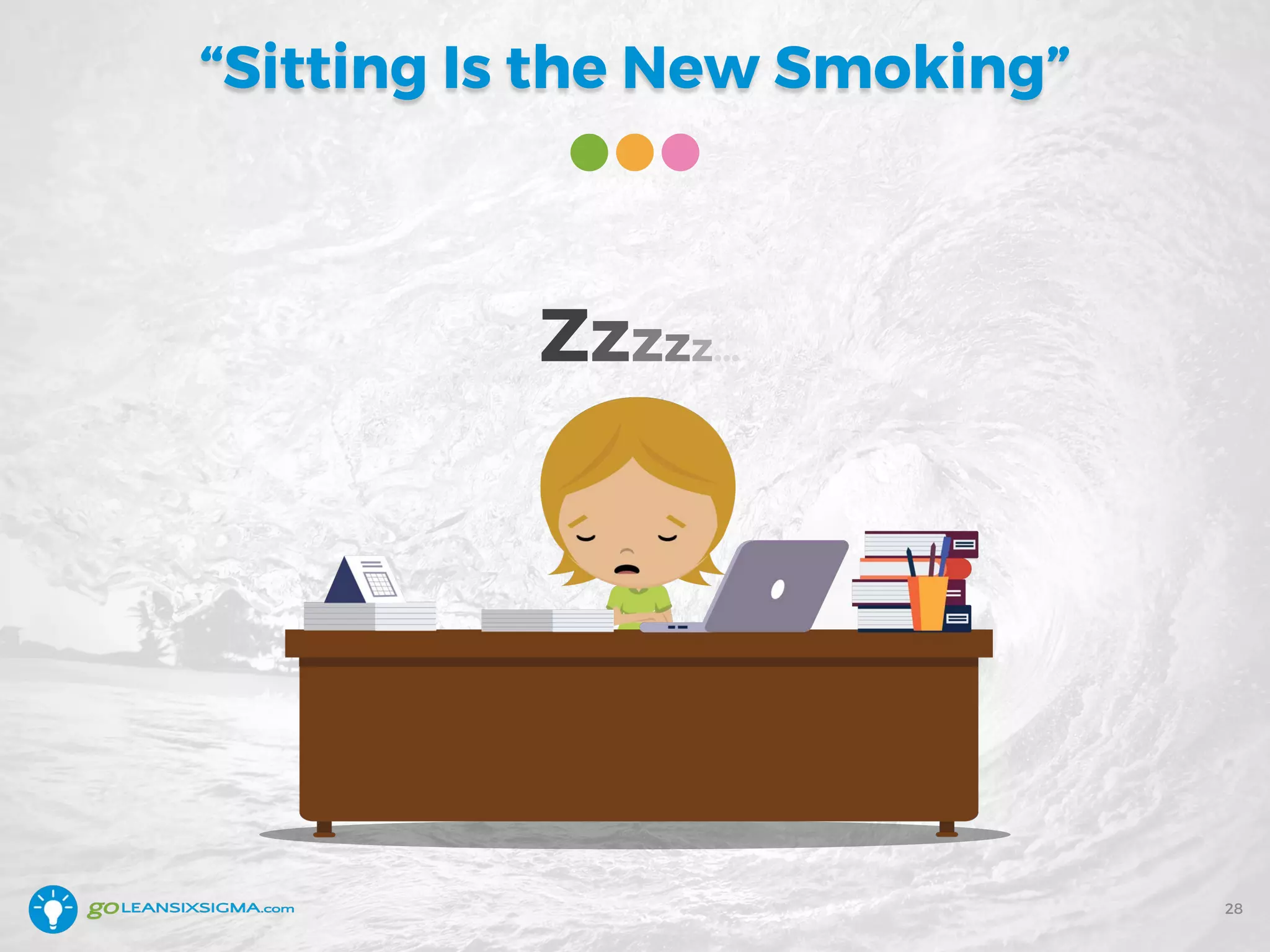 “Sitting Is the New Smoking”
28
Zzzzz…
 