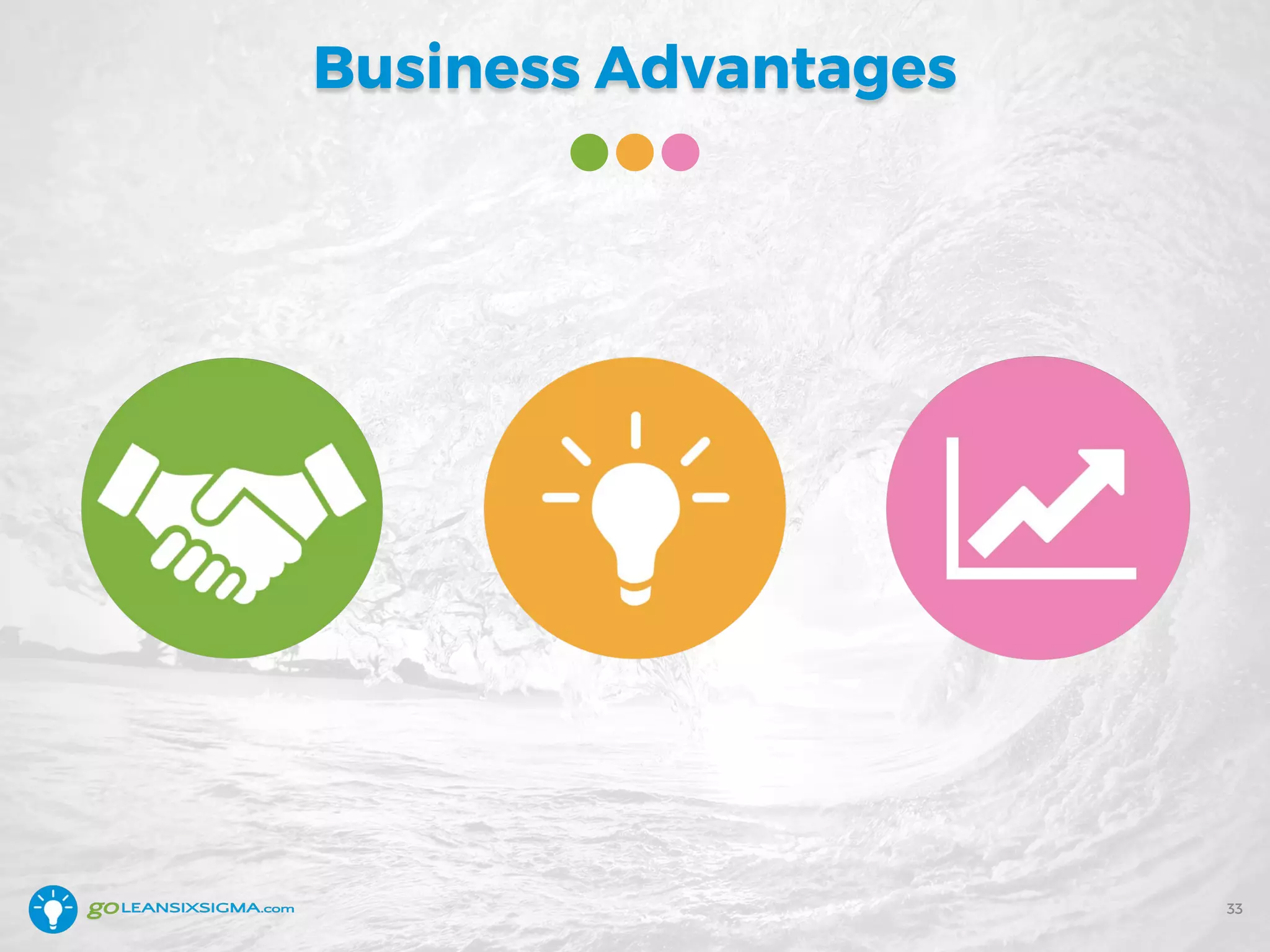 Business Advantages
33
 