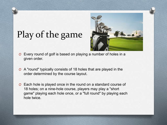 golf topics for research papers