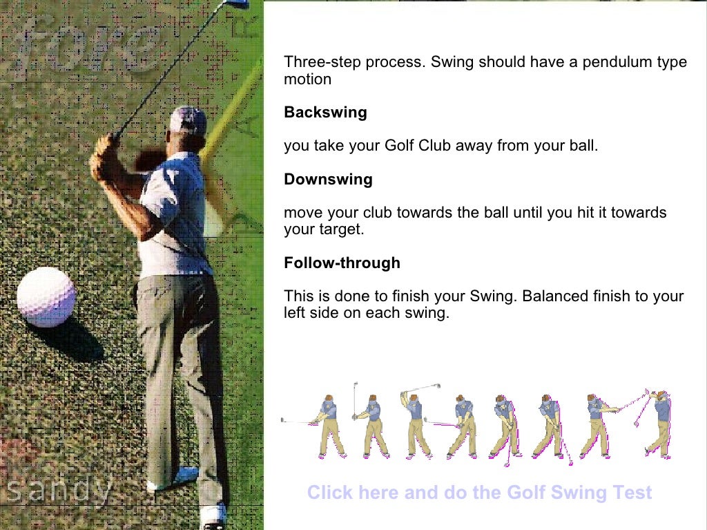Golf swing tips how to swing a golf club lessons on the web