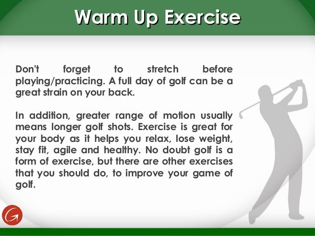 Stretches Can Improve Your Golf Game