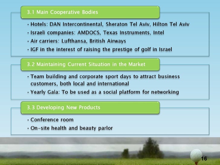 Free Marketing Plan Sle Of A Golf Club Incoming Tourism Busines Country Club Marketing Plan Template