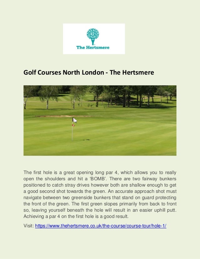 Golf Courses North London The Hertsmere
