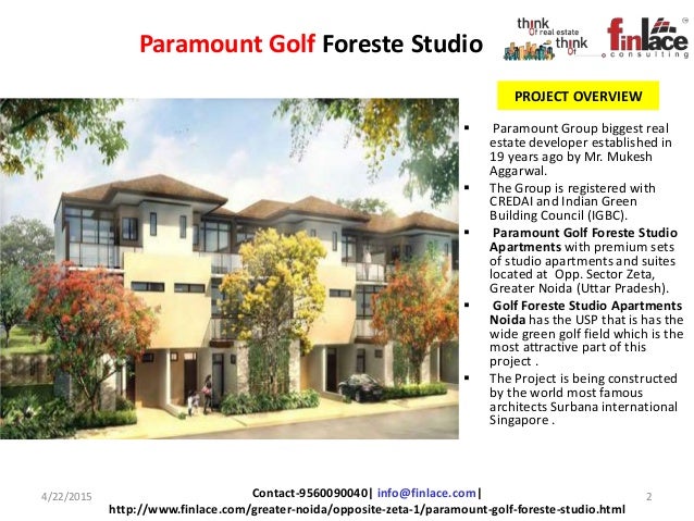Studio Apartment Noida paramount golf foreste studio apartments, located at greater noida. o… Studio Apartment Noida paramount golf foreste studio apartments, located at greater noida. o…