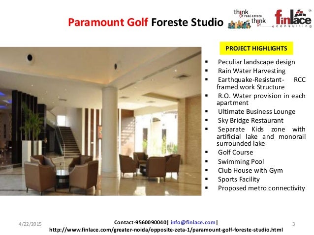 Studio Apartment Noida paramount golf foreste studio apartments, located at greater noida. o… Studio Apartment Noida paramount golf foreste studio apartments, located at greater noida. o…