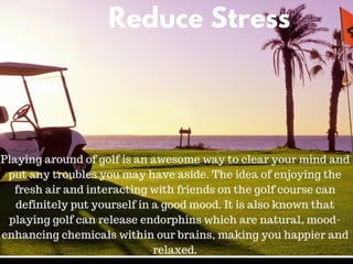 Top 5 Reasons Golf is Good For Your Health