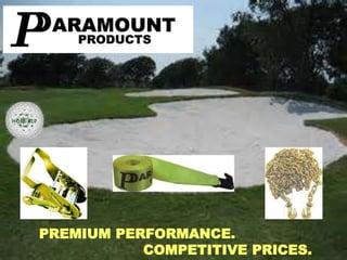 PREMIUM PERFORMANCE.
COMPETITIVE PRICES.
HOLE #17
 