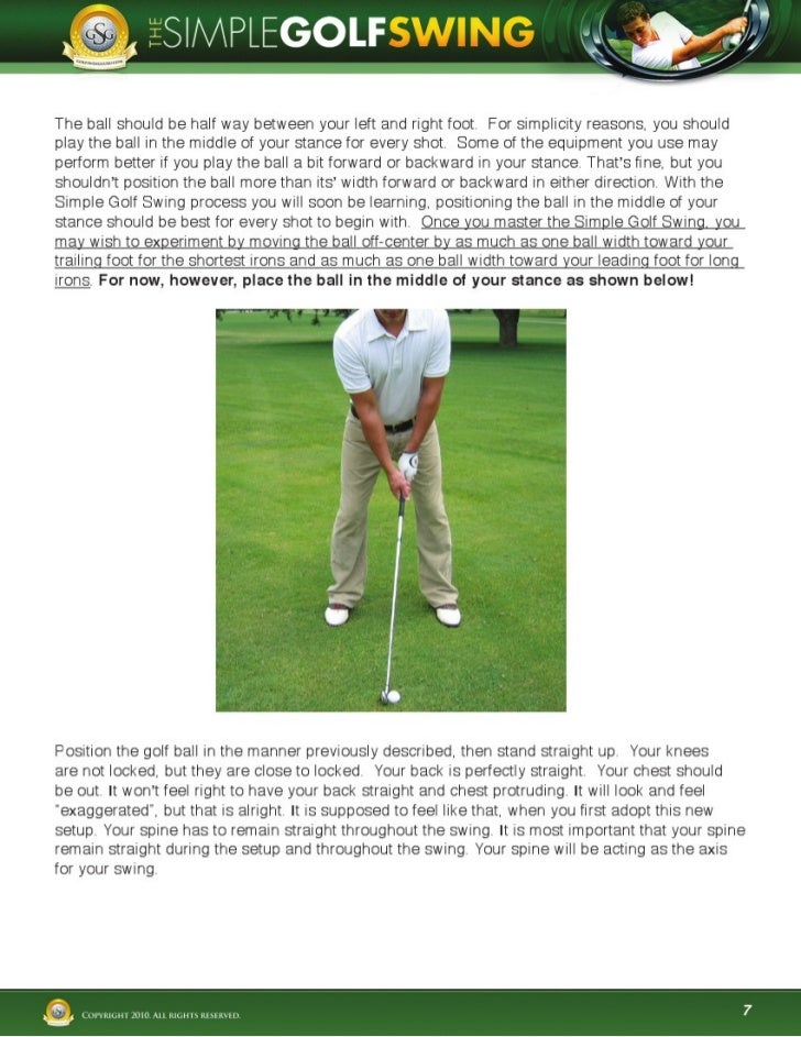 Golf swing video analysis
