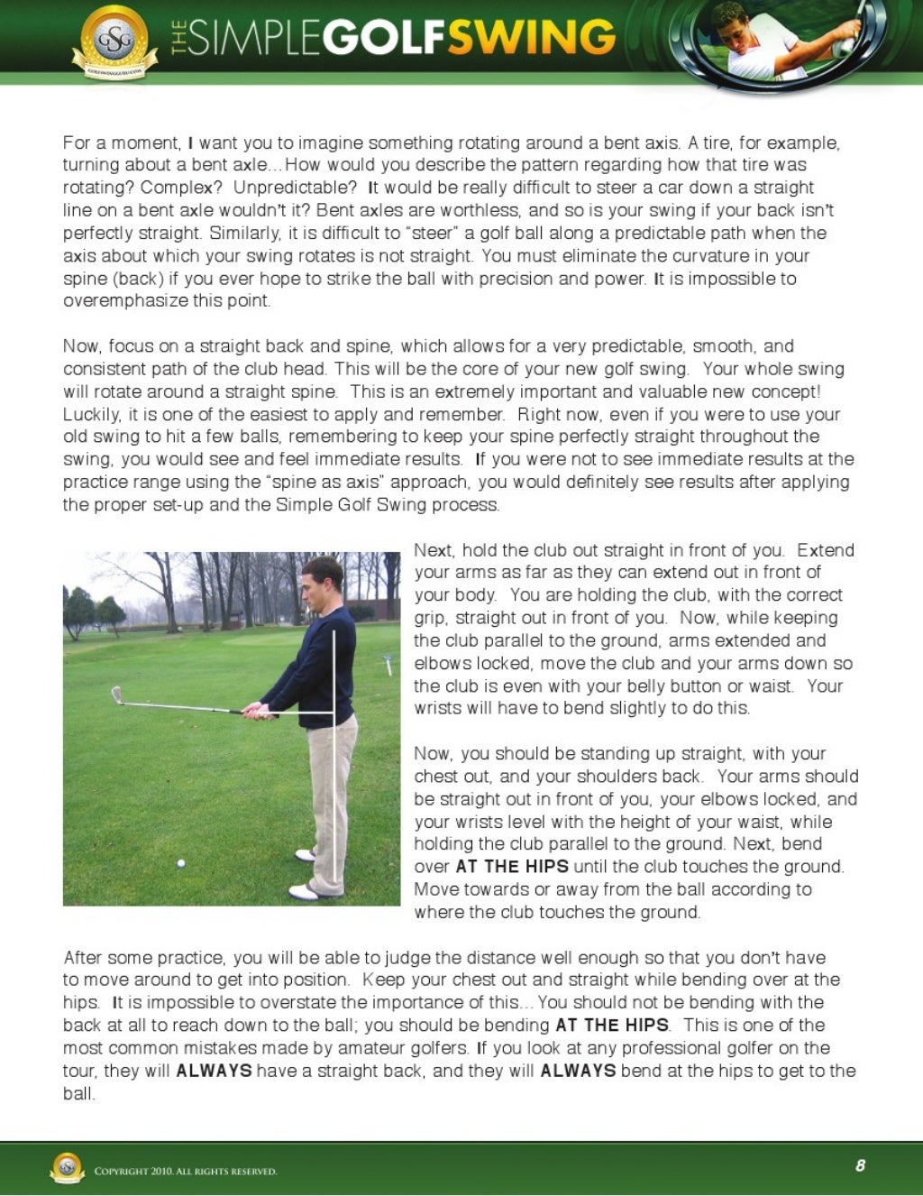Golf swing video analysis