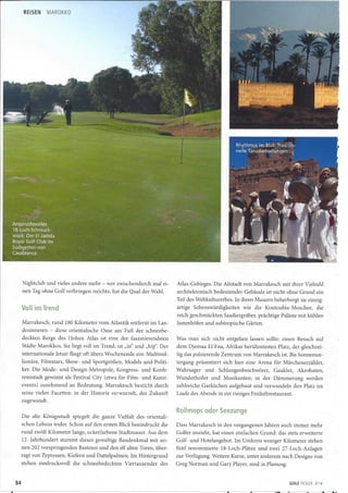 Golf Ticker Germany March 2014 Royal Palm Marrakesh