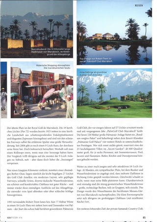 Golf Ticker Germany March 2014 Royal Palm Marrakesh