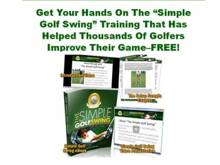Golf tips swing