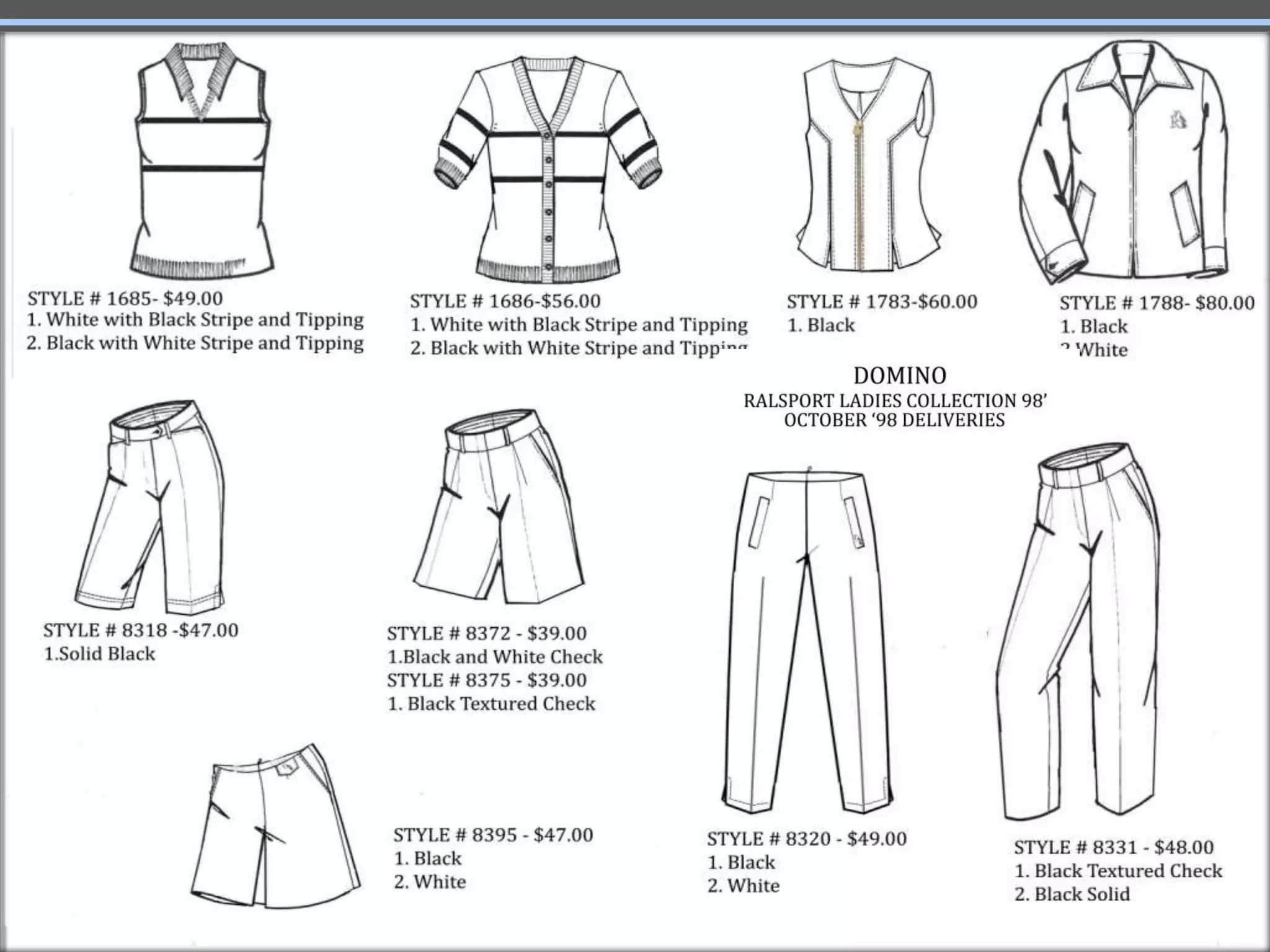 DOMINO POLOS & WOVEN
CAMP SHIRT
 