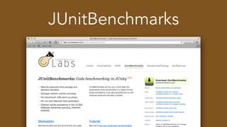JUnitBenchmarks
 