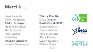 Merci à ...

Thierry Chantier
David Gageot
David Festal (SERLI)
Gildas Cuisinier
Thomas Maurel
Yannick Loiseau
Alexis Plantin
Sylvain Desgrais
William Guyot
(...)
Pierre Colomb
Olivier Coupelon
Cédric Exbrayat
Frédéric Le Mouel
Nicolas Stouls
Henri Gomez
Julien Viet
Philippe Charrière
Ludovic Champenois
 