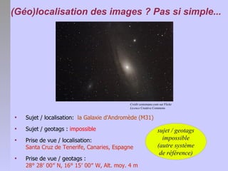 Géolocalisation des images numériques