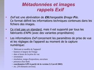 Géolocalisation des images numériques