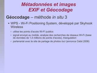 Géolocalisation des images numériques