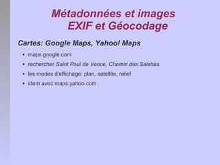 Géolocalisation des images numériques