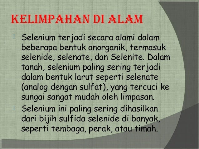 Kimia Kelas XII Kimia UnsurGolongan oksigen