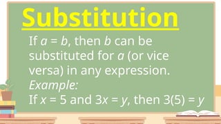 Substitiion Property Example Grade 11 General Mathematics Properties of Equality.pptx