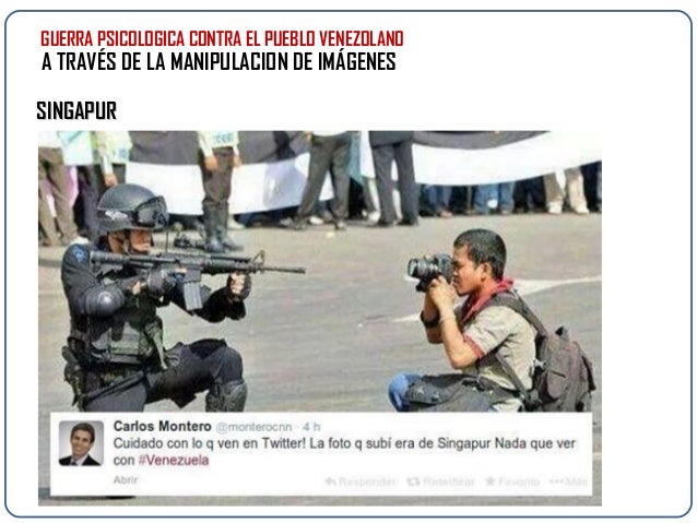 Resultado de imagen para guerra psicologica en venezuela