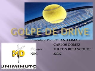Presentado Por: ROLAND LIMAS
CARLOS GOMEZ
Profesor: MILTON BETANCOURT
NRC: 32032
 