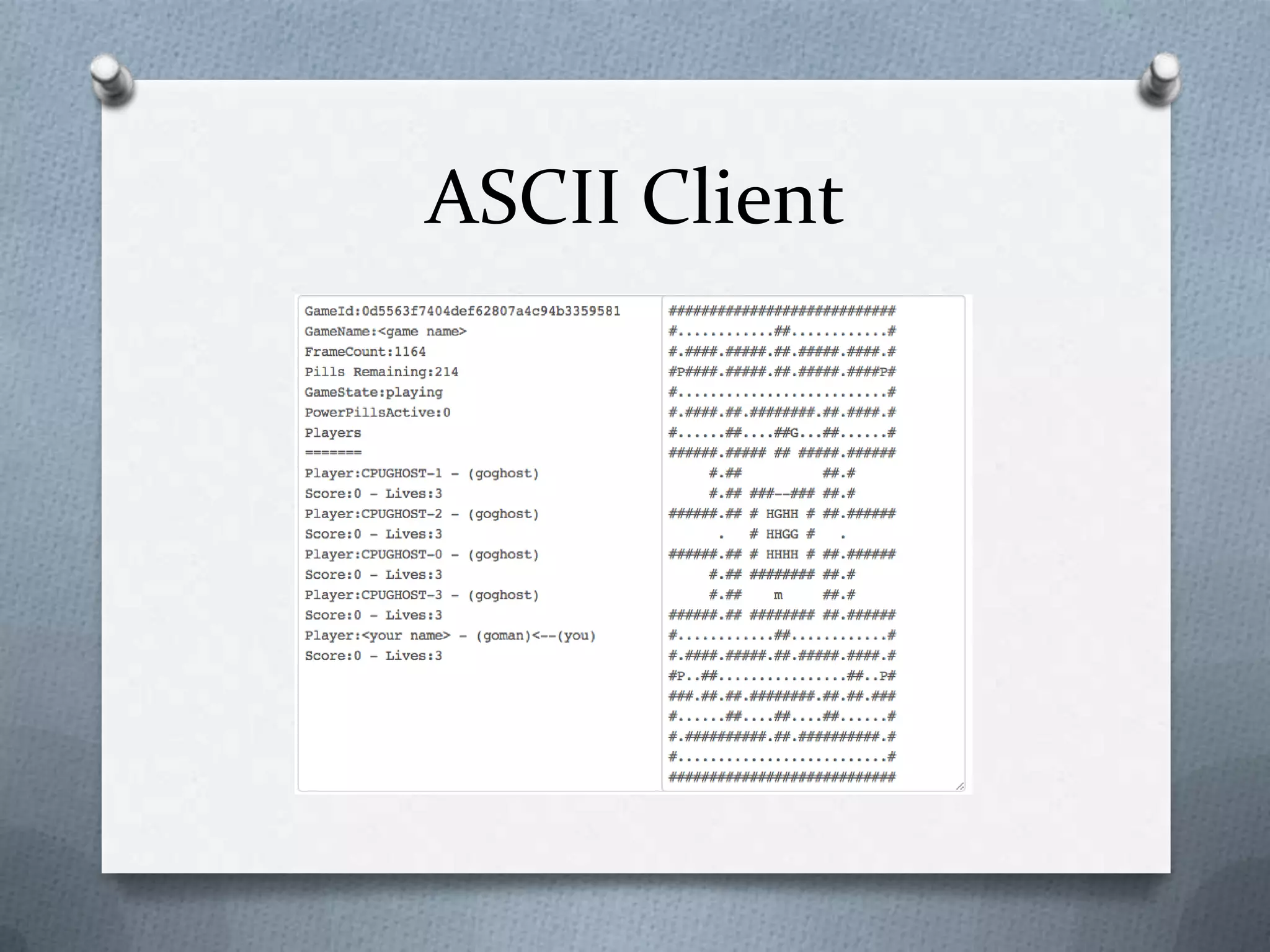 ASCII Client
 