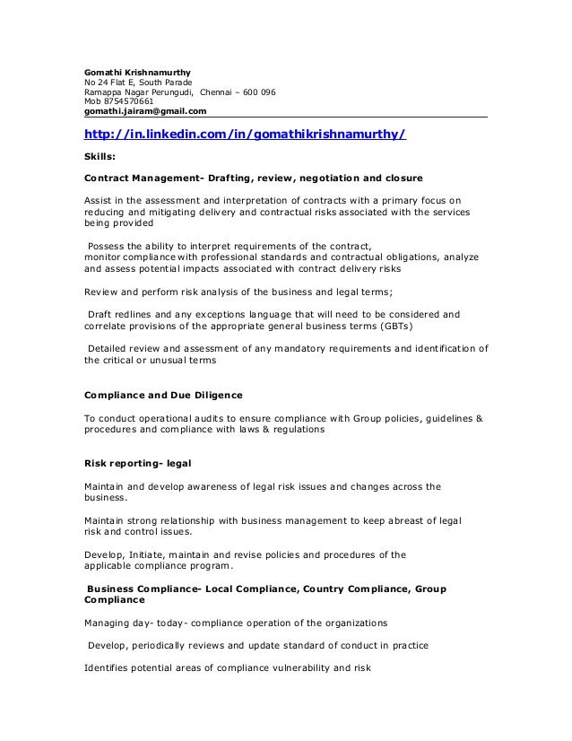 sample resume 10 years experience