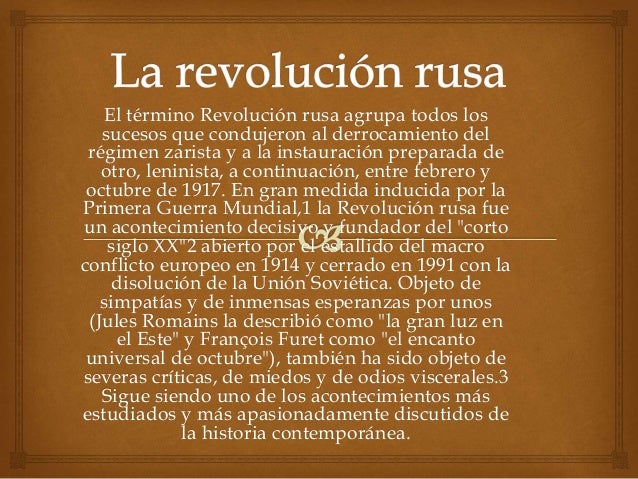 revolución Rusa