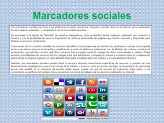 Marcadores sociales
• ffg
 