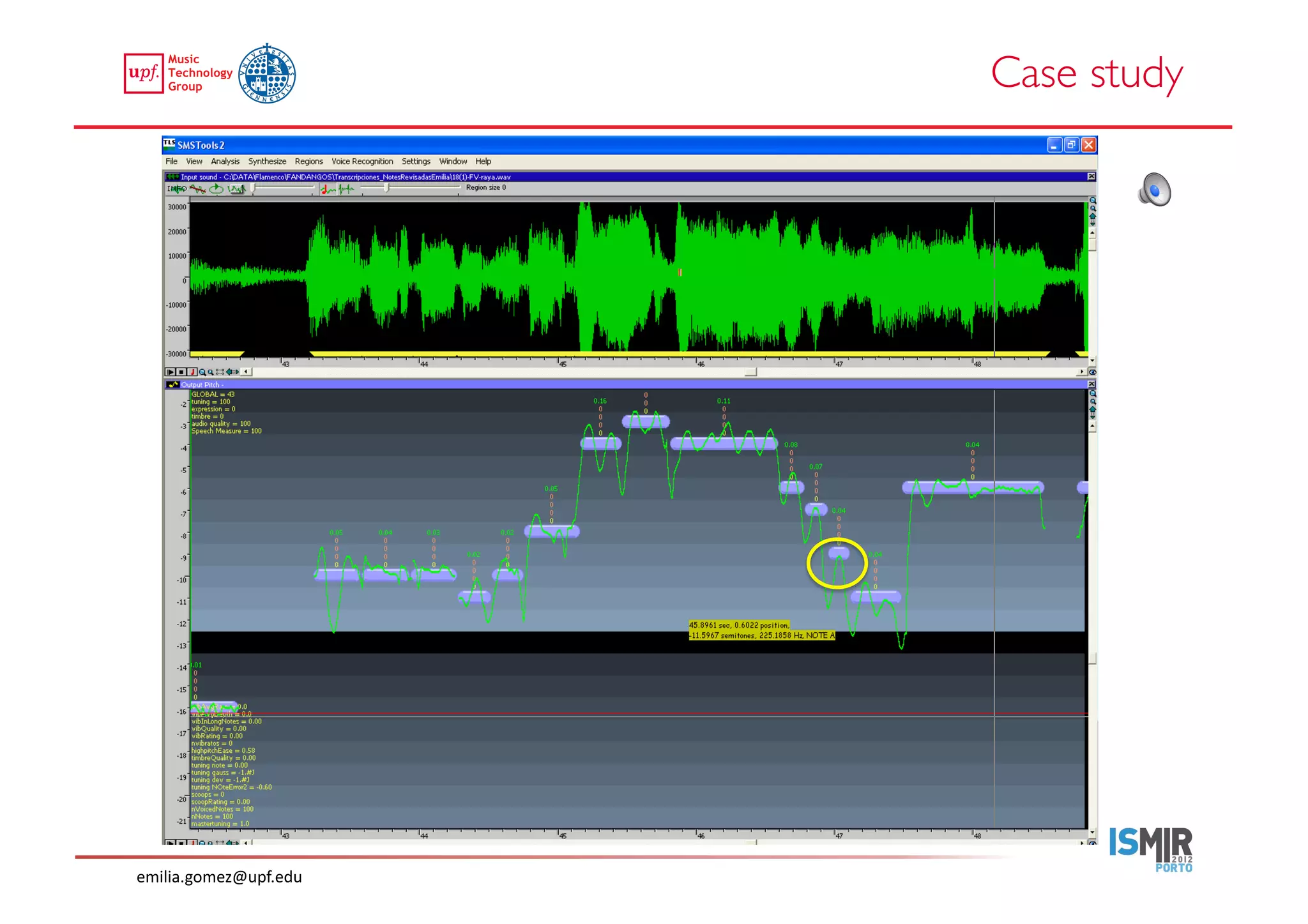 Case study	





emilia.gomez@upf.edu	
  
 