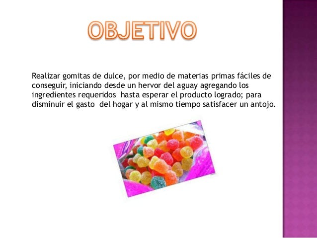 Gomitas de quimica