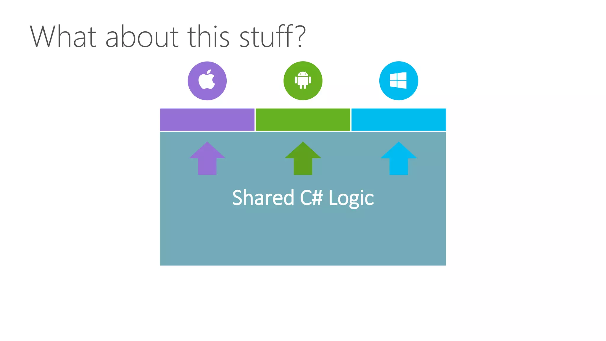 Shared C# Logic What about this stuff? 