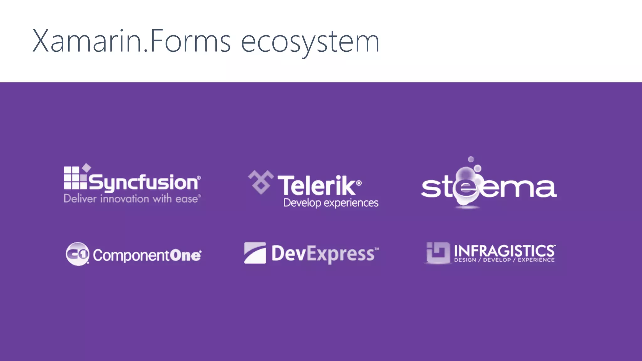 Xamarin.Forms ecosystem 