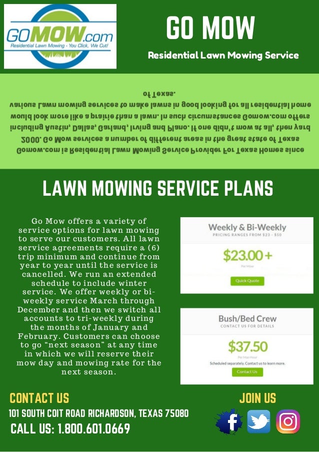 mowing service