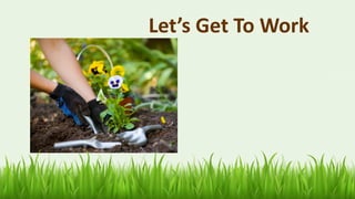 60
Let’s Get To Work
 