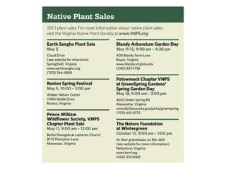 2013 Go Native Go Local Guide -- Excerpts 